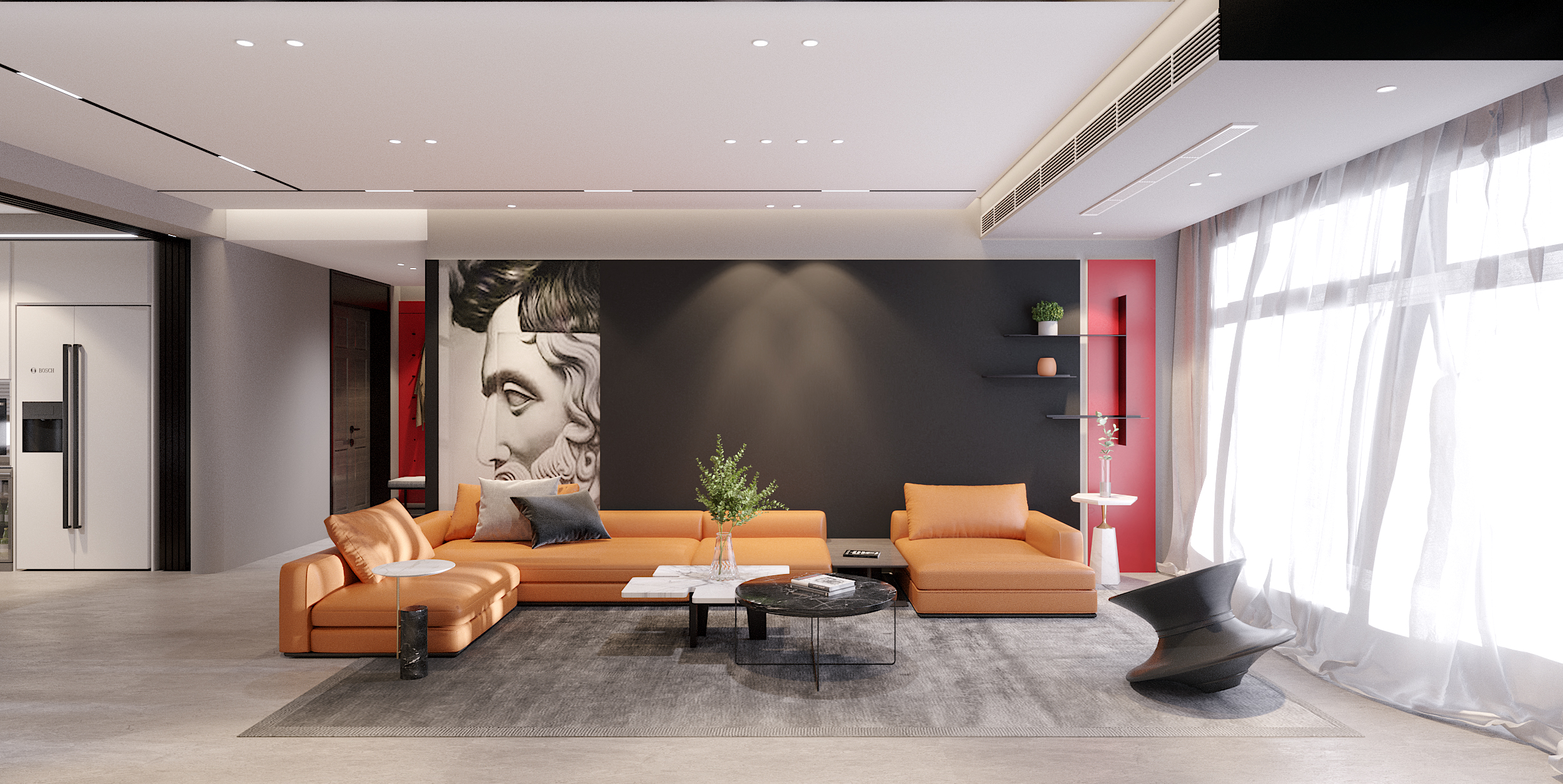 龙湾180平现代极简