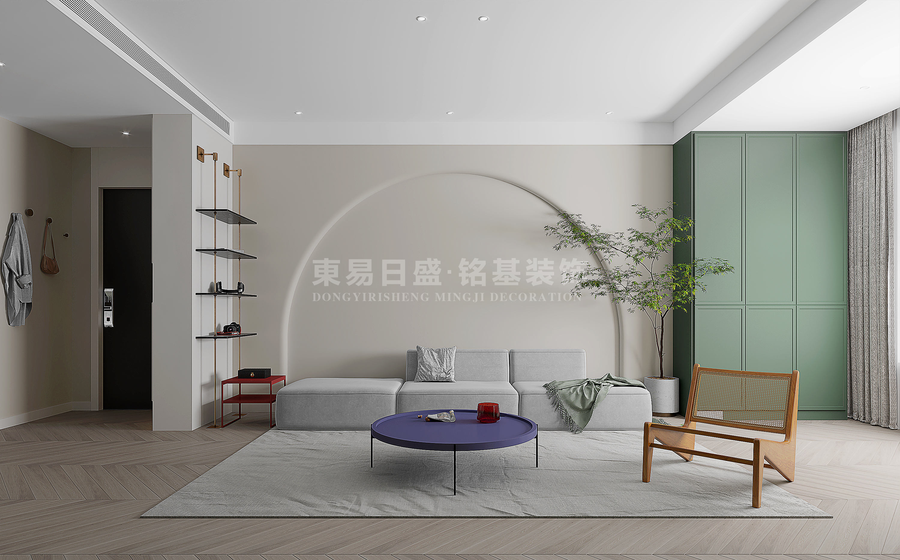紫东国际120㎡现代极简-东易日盛晋城公司装修效果图-东易日盛铭佳饰家装饰