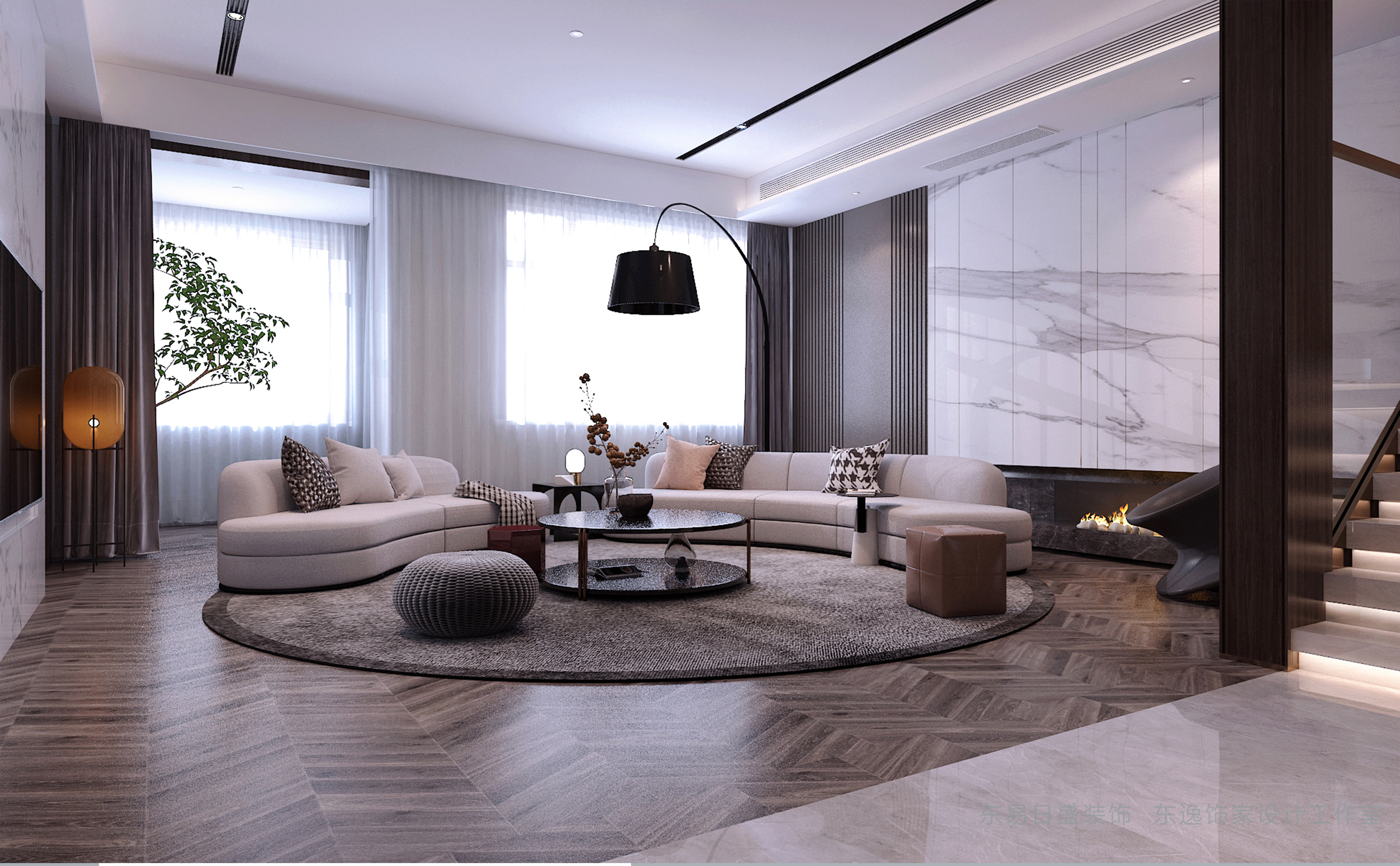 凤凰城330㎡现代极简