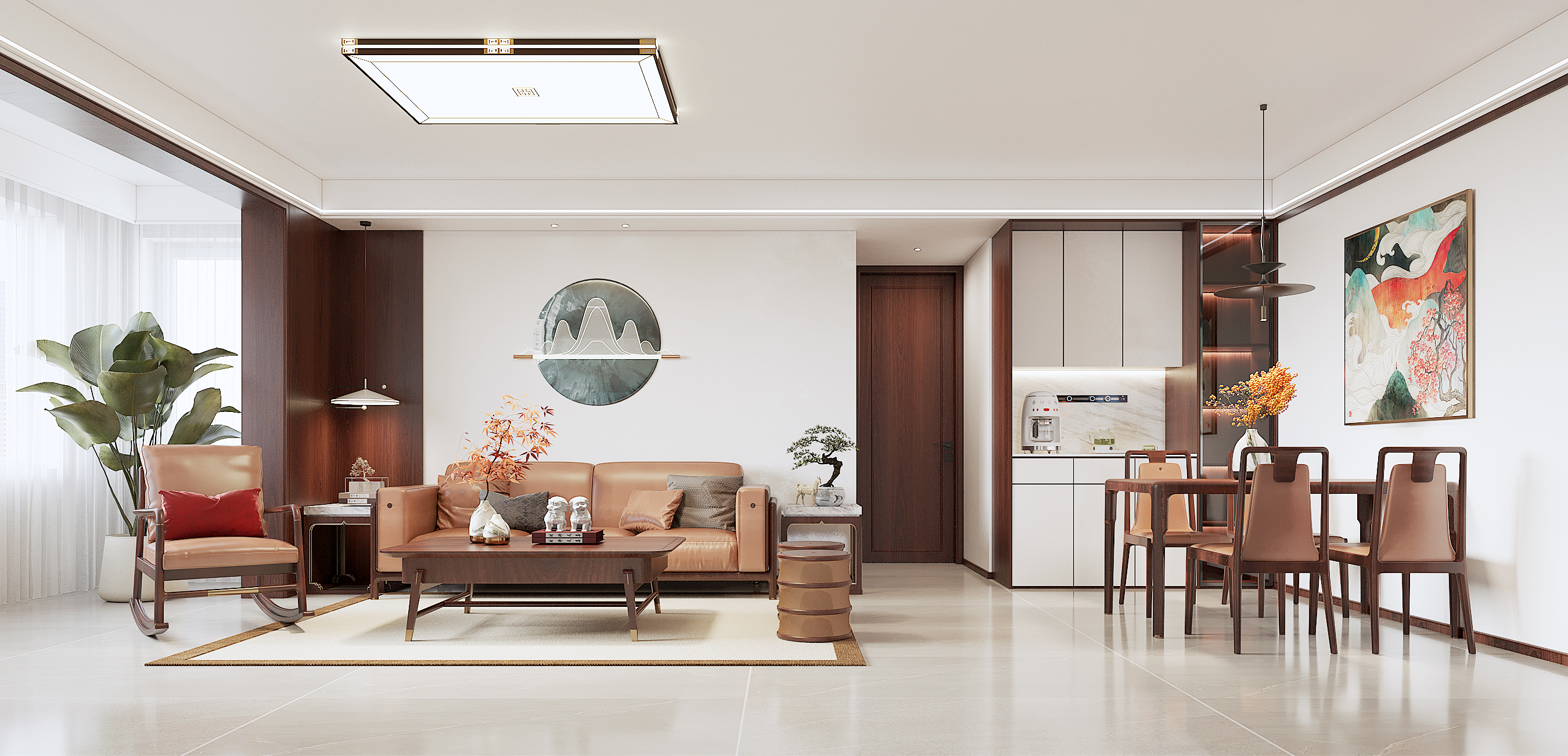 御景花园140㎡现代